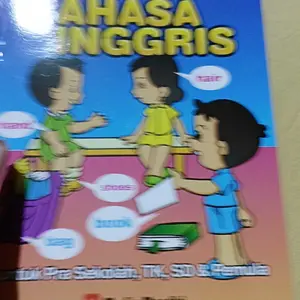 Buku Anak Mengenal dan Belajar Bahasa Inggris untuk PAUD / TK / SD - buku anak murah meriah