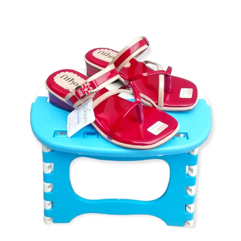 Sandal Heels Anak Perempuan Untuk Acara Formal Sendal Cewek Heels Hak Tahu 3 Cm Sendal Jepit Anak Wanita Ukuran 26-35 Fashion 2