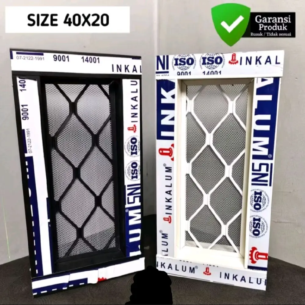 VENTILASI / LOSTER BOVEN ALUMUNIUM 40X20 Ventilasi Kamar Kawat Nyamuk Alumunium Anti Karat