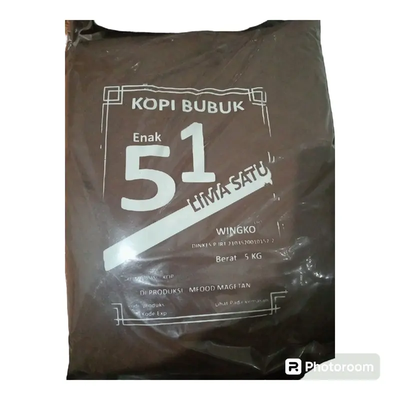 promo kopi bubuk hitam robusta tanpa gula kopi pahit 0