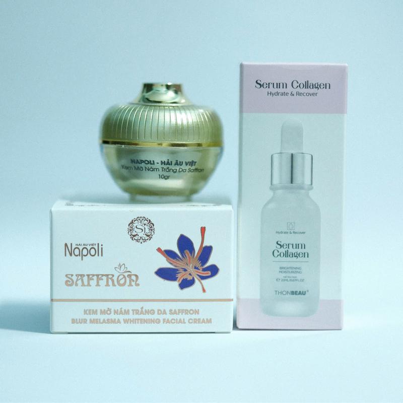 Kem Face Saffron 10g với Serum Collagen - Skincare