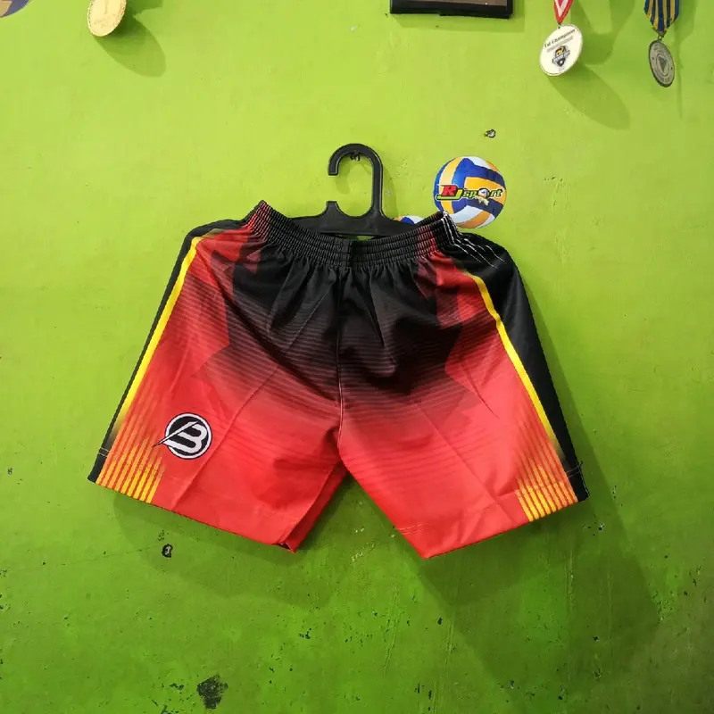 Celana Voli Full Printing Depan Belakang Size M - Bahan Lotto Nyaman untuk Olahraga - Sport 3