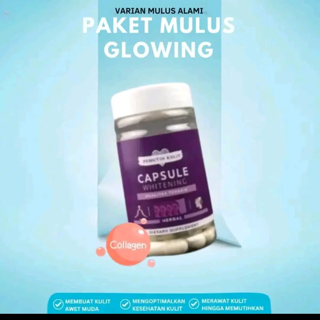 Paket Bundle Pemutih Badan Dan Wajah Platinum Whitening ORI Infus Whitening Kapsul Memutihkan dengan L-Glutathione, Vitamin C, Vitamin E, dan Collagen kapsul  pemutih obat bpom