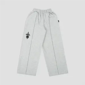 Newego Apparel - Baggy Sweatpants Loose Misty Grey Basic