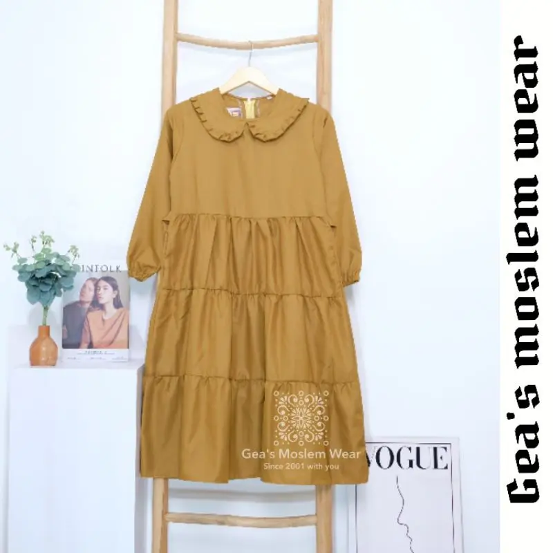 gamis anak premium polos toyobo canda