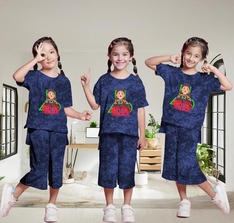 Setelan Kulot Wash Anak Perempuan SG 5-13 Tahun Sablon DTF HOODIE KIDS 3