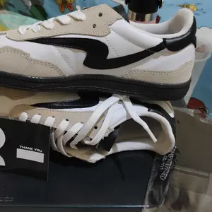 RAINGEL - Sepatu Lokal - FORT - White Black