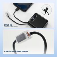 Gambar Rexus PBW-30 Travel Powerbank 10000mAh - Built-in 20W Type C Cable Fast Charging dari Rexus Official Shop Kota Administrasi Jakarta Utara 3 Tokopedia