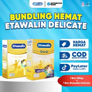 [BUNDLING HEMAT BELI 1 GRATIS 1 BOX] 1 BOX DELICATE & ETAWALIN 200 gr | SUSU KAMBING ETAWA ASLI | SUSU ETAWALIN ORIGINAL | Minuman  Manis  Bahan Dairy BUBUK MILK