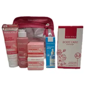 Paket Hemat Hanasui Flawless Glow - Hanasui Glow Expert lengkap dengan body care hanasui