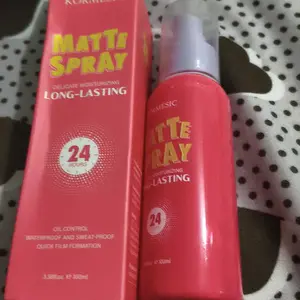 Makeup Setting Spray Matte Fix Smooth Matte Finish Setting Spray mengunci makeup dan kontrol minyak tahan lama 24 jam 100ml