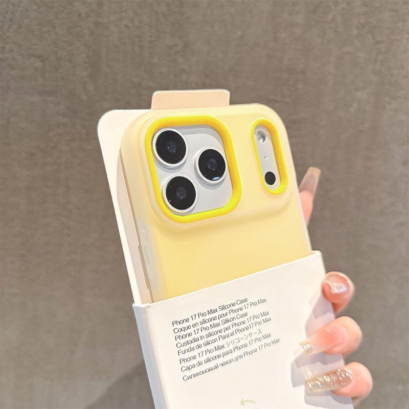 Vỏ điện thoại 3 trong 1 trong suốt dẻo dai, bảo vệ camera và viền máy, chống va đập nhẹ nhàng, Vỏ nữ hot trend TikTok phù hợp iPhone 18 17 16 15 14 13 Pro Max Plus 7 8 XS SE