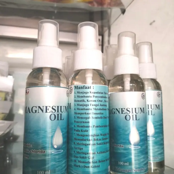 PREMIUM MAGNESIUM OIL TEHNIS ASLI  100 ML MERESAP LEWAT KULIT 100% ASLI 0