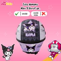 Gambar HELM RETRO CHIPS CUSTOM NAMA KUROMI USIA 1-5 TAHUN - CUSTOM NAMA, KARDUS dari JoyKidz Kota Surabaya 4 Tokopedia