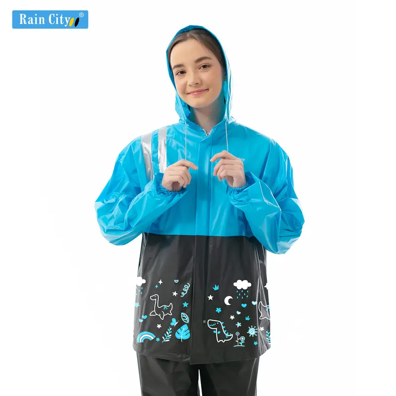 Jas Hujan Setelan Basic Doodle - 67161 7