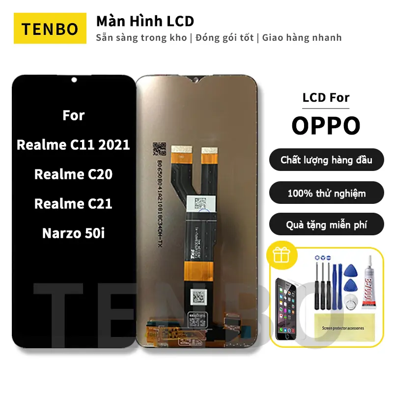 LCD Màn Hình Hiển Thị Lắp Ráp Thay Thế, Dành Cho Oppo Realme C11 2021, C20, C21, Narzo 50i, RMX3201