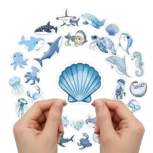 80 Pcs Stiker DIY Biota Laut Mix Graffiti Anti Air Waterproof