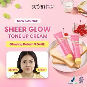 Scora sheerglow tone up cream with niacinamide