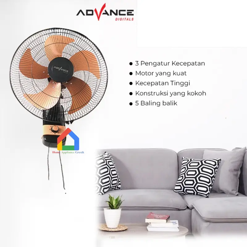 Kipas Angin Advance Dinding Besi WF1835 18 Inch / Advance Kipas Angin WF1835 1