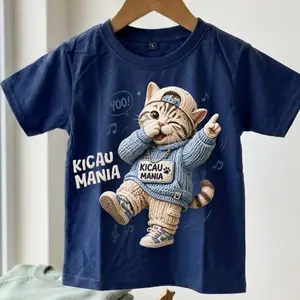 Baju Kaos Anak Kicau Mania New (TIDAK_ADA_FREENAMA) / Usia 1-12 tahun / Kicau Viral 015 YOO! / Bahan Adem dan Nyaman untuk Sikecil lengan pendek kaos oblong