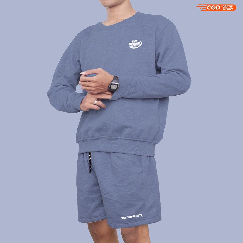 UNIFIED ONESET STELAN SOCIETY HOODIE CREWNECK ATASAN BAWAHAN Celana DISTRO COUPLE COMFORT Tebal 4