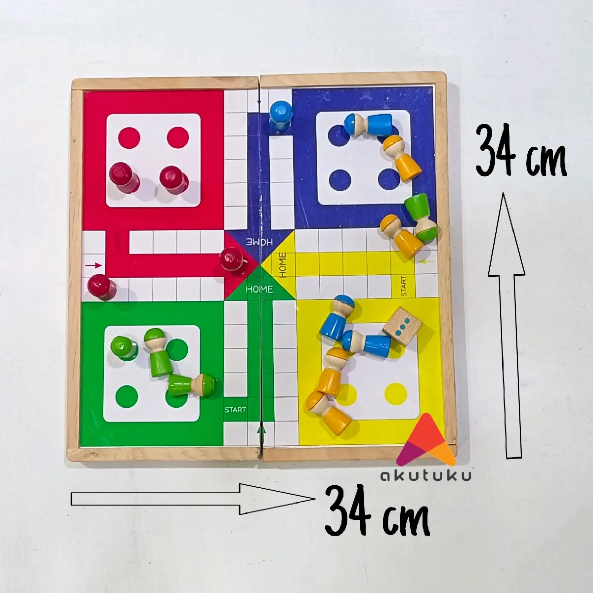 Papan permainan LUDO | LUDO board games Mainan edukasi anak