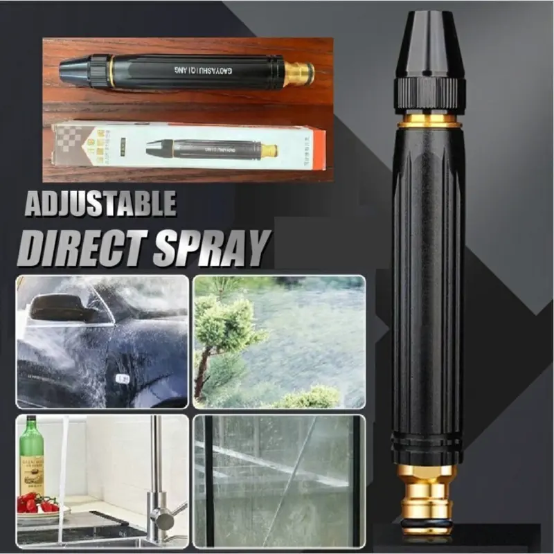Nozzle Spray Metal Alat Semprot Air Cuci Motor Mobil Semprotan Selang Taman Tahan Tekanan Tinggi 5