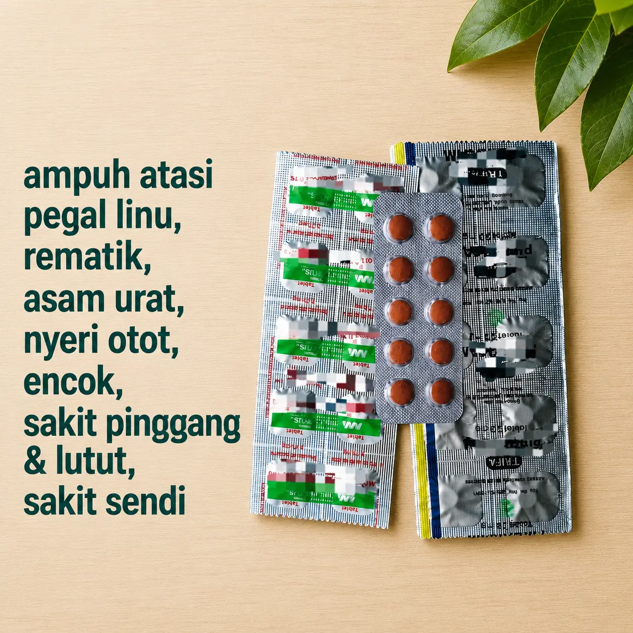 Suplemen Kesehatan Untuk Pegal Linu, Asam Urat, Nyeri Sendi, Rematik, Sakit Pinggang, Encon, Sakit Lutut, Nyeri Otot, dll - Pain Relief