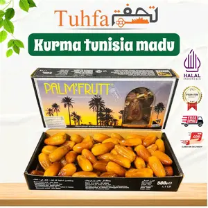 Palm'frutt Dates Non Tangkai 500g - Fresh Deglet Noor dari Tunisia