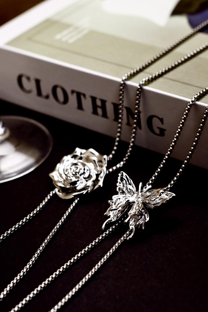 Product Introduction of Fashionable Butterfly Necklace for Women 2024 New Pull-Through Design Stainless Steel Chain Unique Gifts for Her Elegant Jewelry Accessory Affordable Price with Durable Quality 17