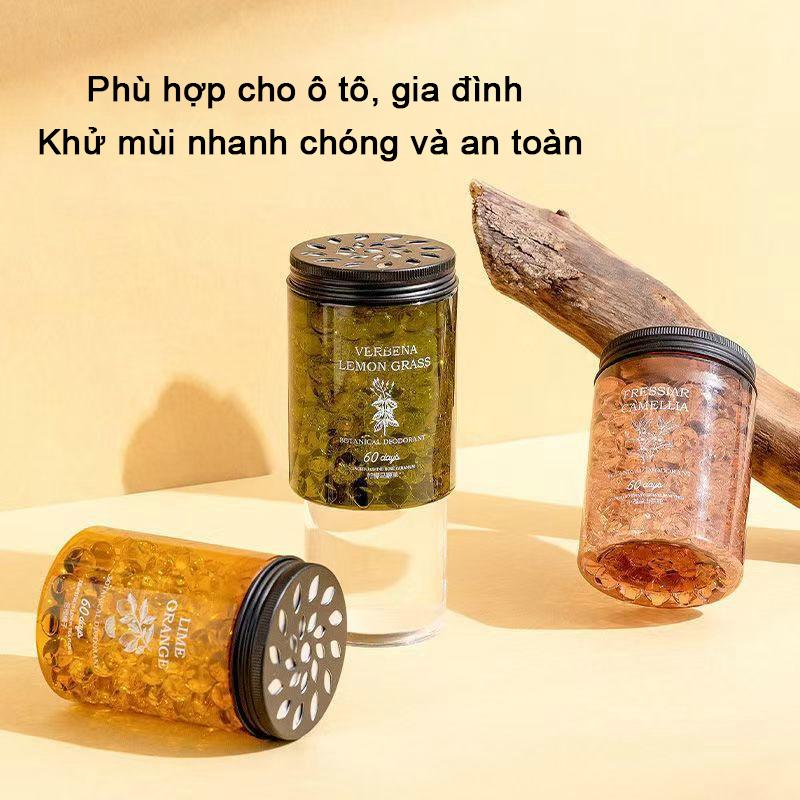 Hộp Khử Mùi Thơm Phòng hương chanh sả dịu nhẹ, sáp thơm phòng dạng hạt đuổi muỗi Khử mùi hôi 1
