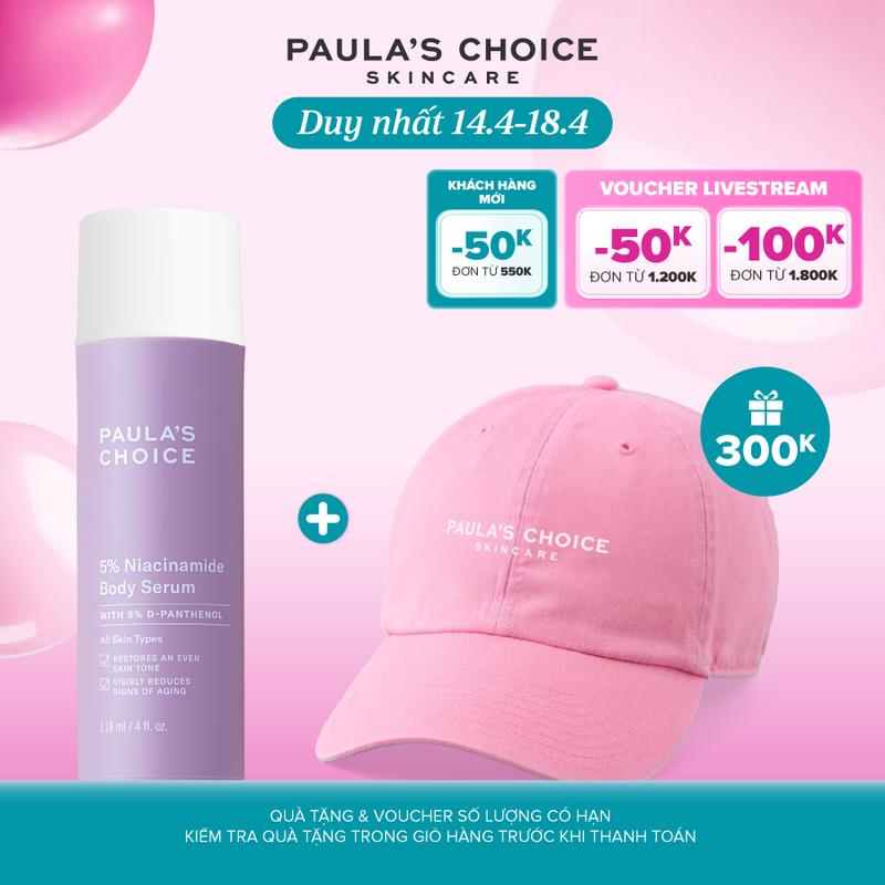 Tinh chất giúp làm sáng và phục hồi da cơ thể Paula’s Choice 5% Niacinamide Body Serum 118ml 5810