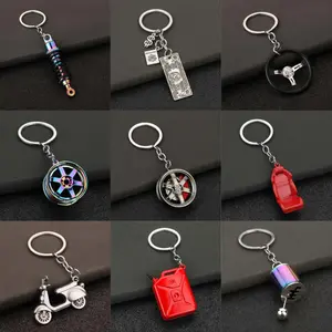 Keychain Gantungan Kunci Hadiah Aksesoris Tas Motor Vespa Ban Velg Persneling Mobil Souvenir