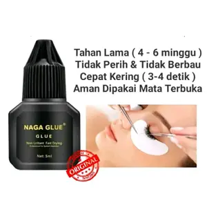 READY NAGAKU HITAM NAGA GLUE TIDAK PERIH UNTUK PEMASANGAN SENDIRI LEM NAGARAKU HITAM NAGA GLUE