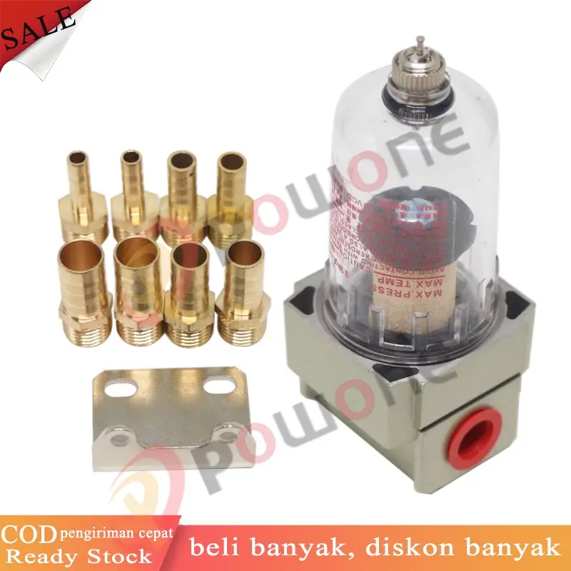 Powone Engine Oil Separator Oil Catch Can Tank Breather Reservoir Filter for PCV Valve 5