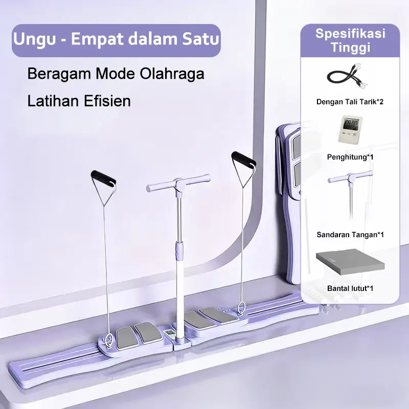 Ungu (Tiang Pegangan+Tali Tarik+Time)