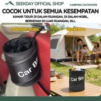 Gambar SEEKDAY Tempat Sampah Mini Camping Tempat Sampah Mobil Lipat 5L Tempat Sampah Kecil Untuk Kamar Dapat Gantung/Kecil Dan Portabel - hitam dari Seekday Indonesia Official Store Kab. Tangerang 2 Tokopedia