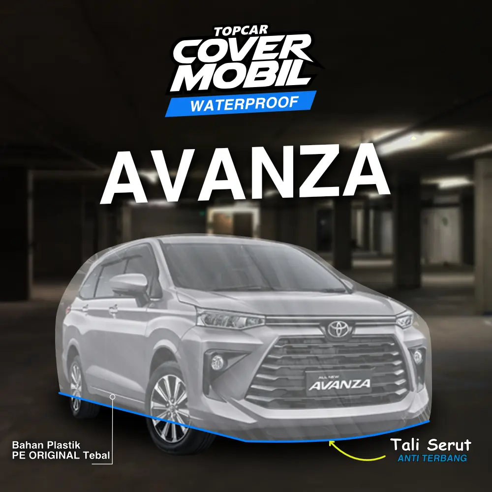TOPCAR Cover Mobil Avanza Xenia New Transparan Waterproof