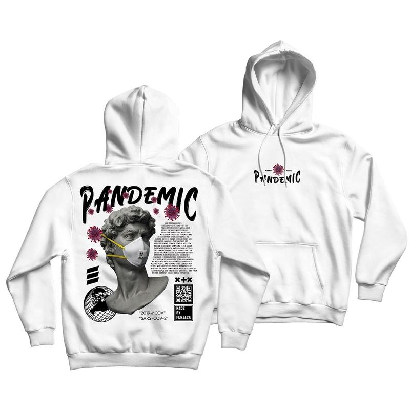Foryou Hoodie Jumper PANDEMIC ( Sablon ) Pria & Wanita 4