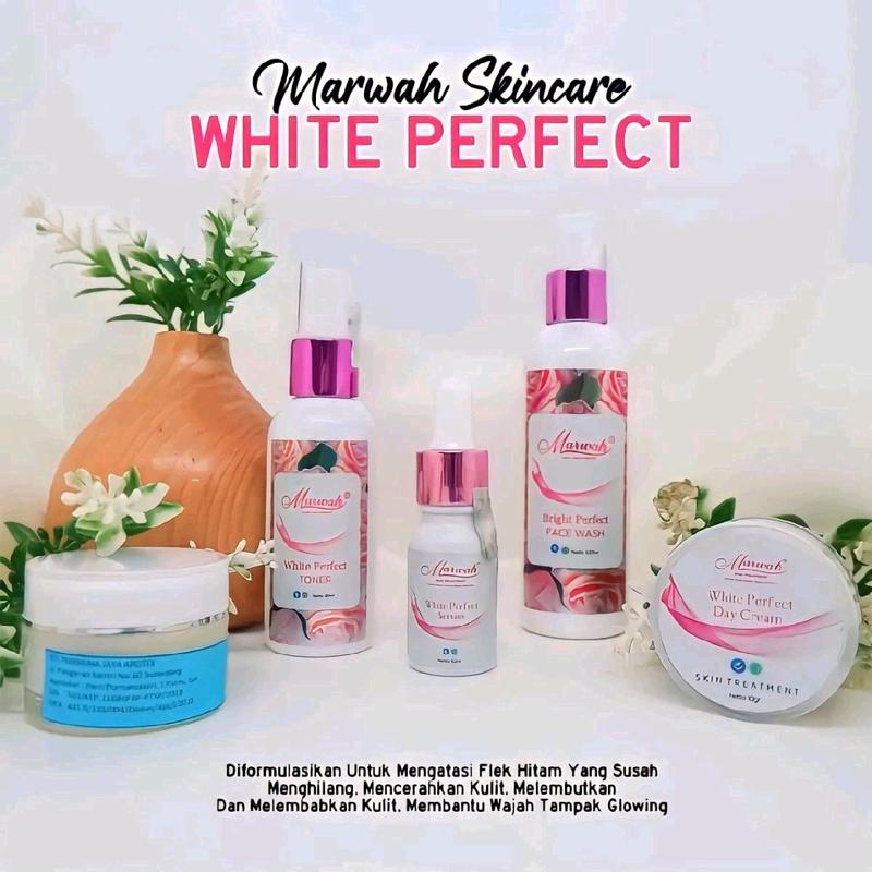 Semua Paket Marwah Skincare krim malam klinik untuk anti aging flek hitam dan kerutan mencerahkan kulit agar wajah glowing putih memudarkan flek hitam noda hitam menyamarkanbekas jerawat yang membandel Mengencangkan Platinum diamond bright tea tree 6