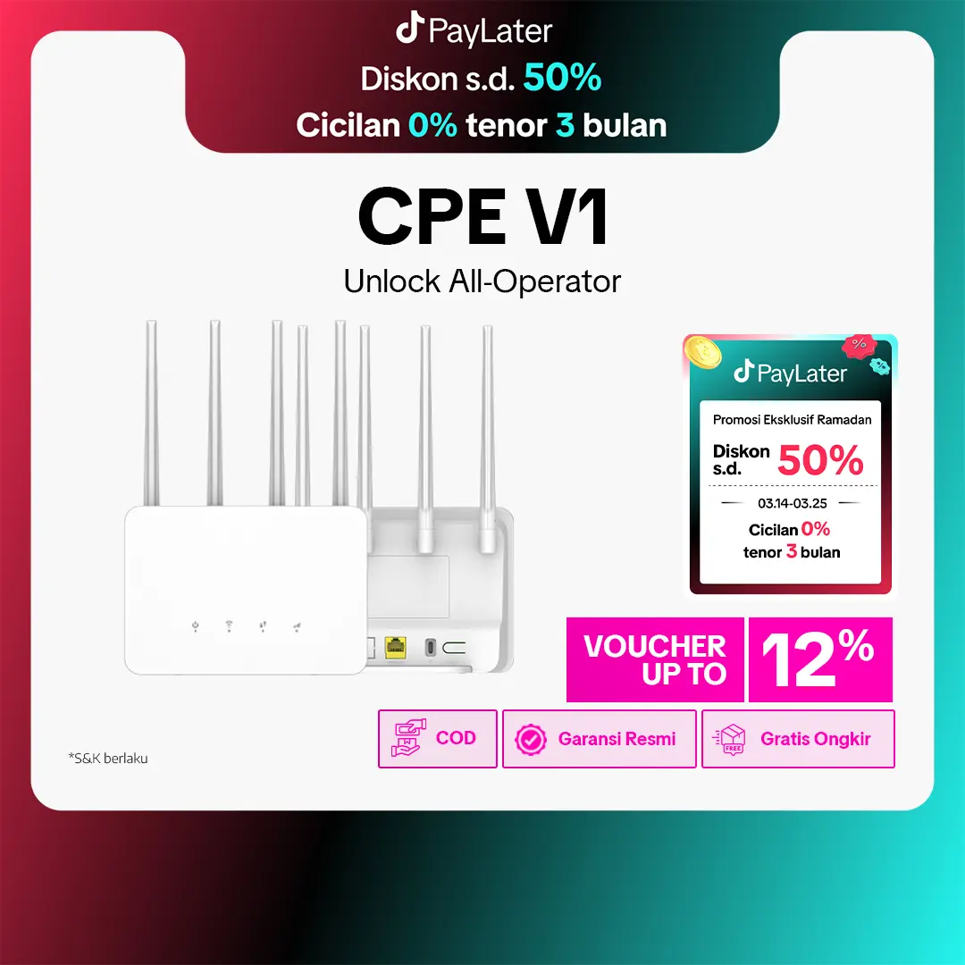 ADVAN CPE V1 Pro Modem + Wifi + Router + 4G LTE unlock all operator