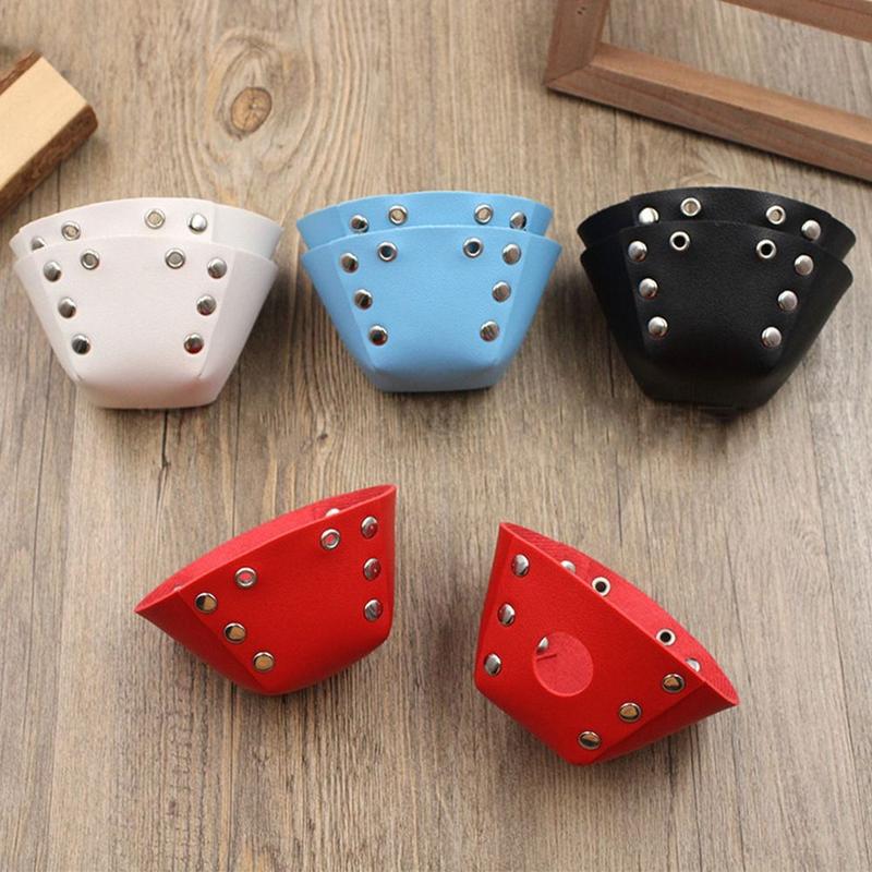 Mới Da PU Mũ ngón CHÂN TRƯỢT PATIN 5 màu 105*50mm Mũ trượt patin Tấm chắn Giày…