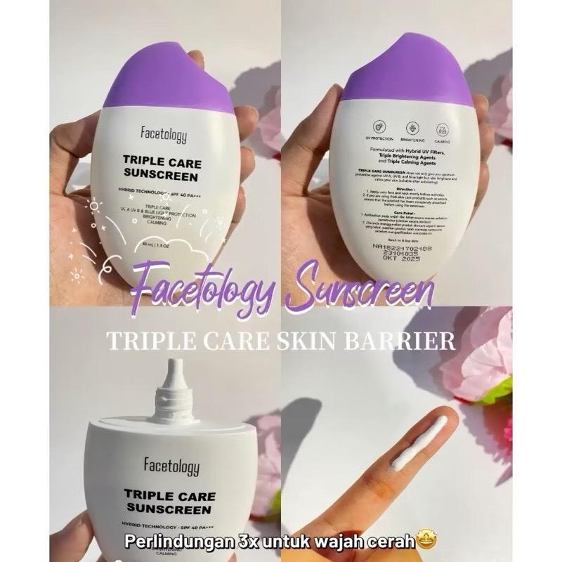 Facetology Triple Care Suncreen SPF 40 PA+++ 3