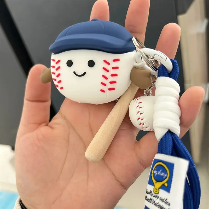 Hộp Đựng Tai Nghe Không Dây, Phong Cách Thể Thao, Thiết Kế Bóng Tennis Ping Pong Sáng Tạo LYY, Tương Thích Với IPhone Apple Airpods 1 2 3 4 Pro, Tai Nghe Bluetooth, Vỏ Bảo Vệ Chống Sốc 1