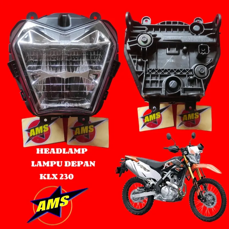 Lampu Depan Headlamp Reflektor KLX Led 230 Original Car 0