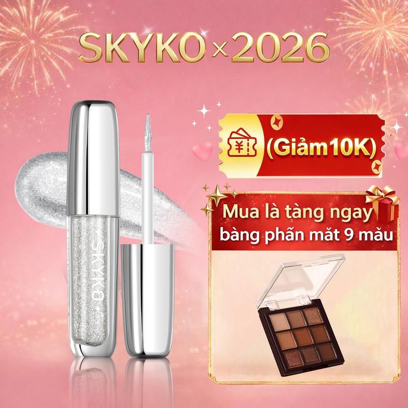 Giảm 10k Skyko Phấn Mắt Dạng Lỏng Lấp Lánh - Bền Màu Không Trôi bóng mắt