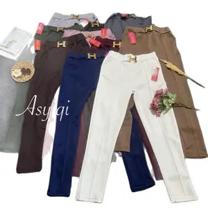 Celana luna baggy pants scuba variasi harmes ada dua ukuran (jumbo/standar) standar bb (40-60) jumbo (60-85) bahan lembut adem high  waist  loose  pants celana  kulot  wanita