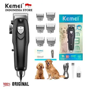 [BISA INSTANT] Alat Cukur Bulu Hewan Pet Clipper Anjing Kucing Cukuran Kemei KM CW20