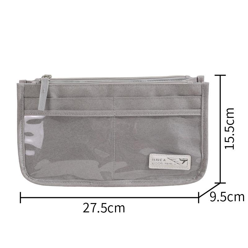 Product Introduction of Organizer Bag Tote Lined Bag Handy Handheld Cosmetic Bag Large Capacity Multifunctional Handbag Medium Bag Travel Makeup Toiletries Storage Bag 1