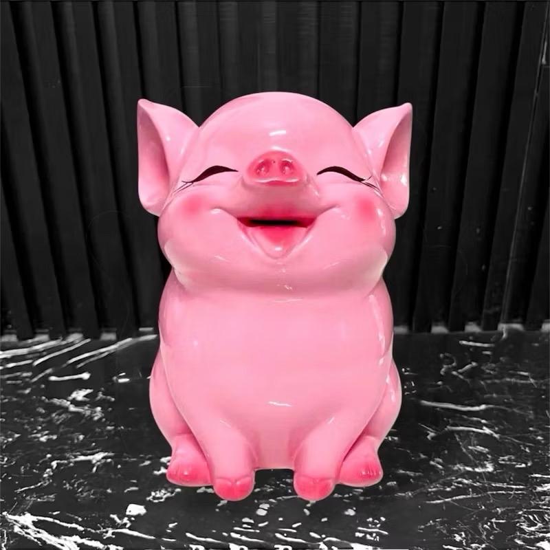 SIZE LỚN heo tai vểnh 30cm heo đất tiết kiệm, làm quà, decor 1